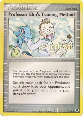 Professor Elms Training Method (79/101) (2006 2007) [Professor Program Promos] | Card Merchant Takapuna