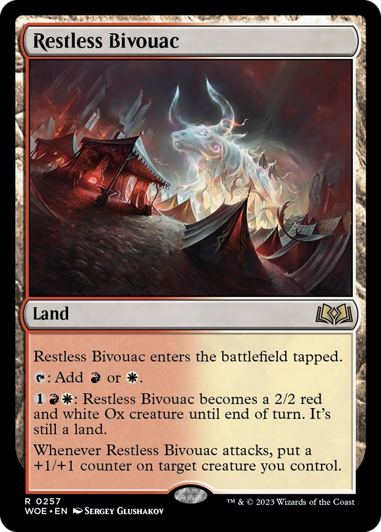 Restless Bivouac [Wilds of Eldraine] | Card Merchant Takapuna