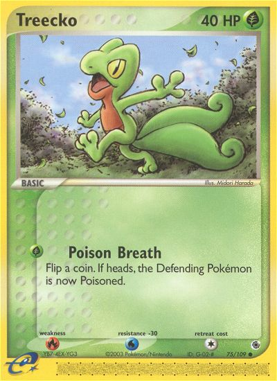 Treecko (75/109) [EX: Ruby & Sapphire] | Card Merchant Takapuna