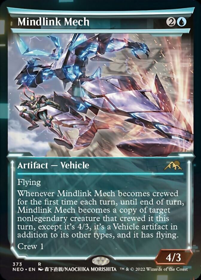 Mindlink Mech (Showcase Soft Glow) [Kamigawa: Neon Dynasty] | Card Merchant Takapuna