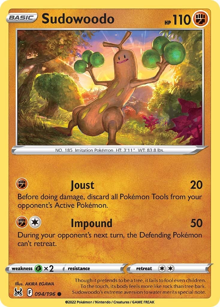 Sudowoodo (094/196) [Sword & Shield: Lost Origin] | Card Merchant Takapuna