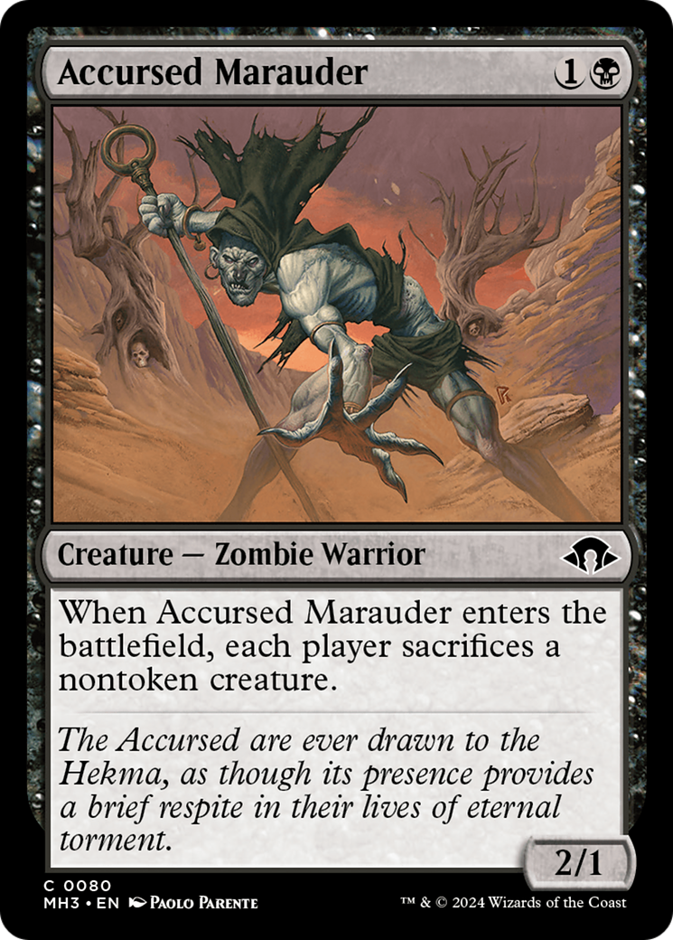 Accursed Marauder [Modern Horizons 3] | Card Merchant Takapuna