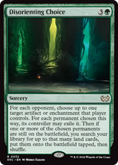 Disorienting Choice (Extended Art) [Duskmourn: House of Horror Commander] | Card Merchant Takapuna