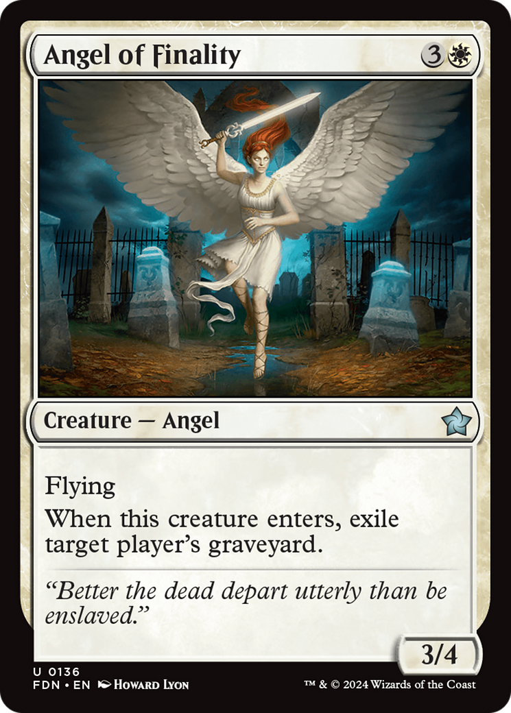 Angel of Finality [Foundations] | Card Merchant Takapuna