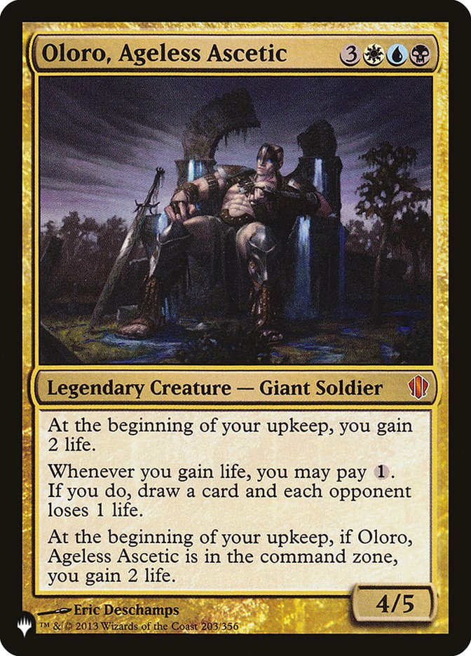 Oloro, Ageless Ascetic [The List] | Card Merchant Takapuna