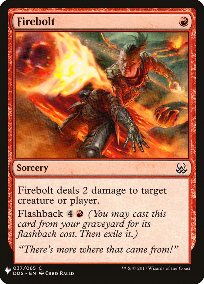 Firebolt [Mystery Booster] | Card Merchant Takapuna