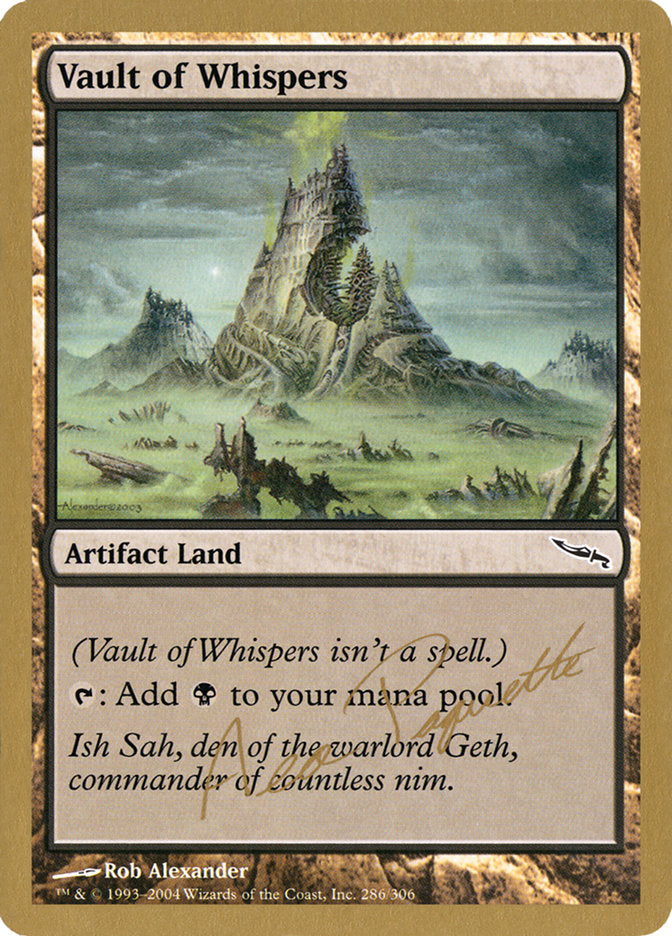 Vault of Whispers (Aeo Paquette) [World Championship Decks 2004] | Card Merchant Takapuna