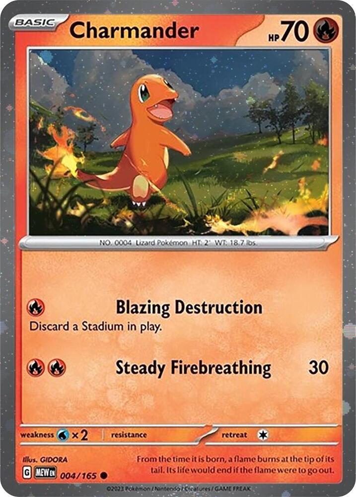 Charmander (004) (Cosmos Holo) [Scarlet & Violet: Black Star Promos] | Card Merchant Takapuna