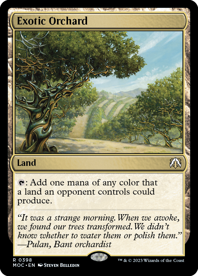 Exotic Orchard [March of the Machine Commander] | Card Merchant Takapuna