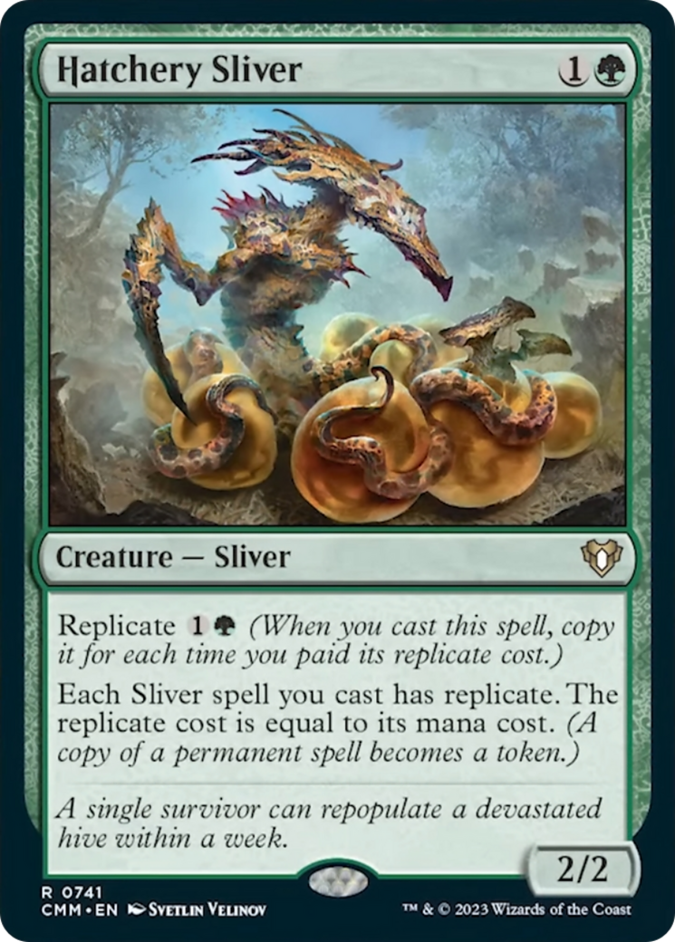 Hatchery Sliver [Commander Masters] | Card Merchant Takapuna