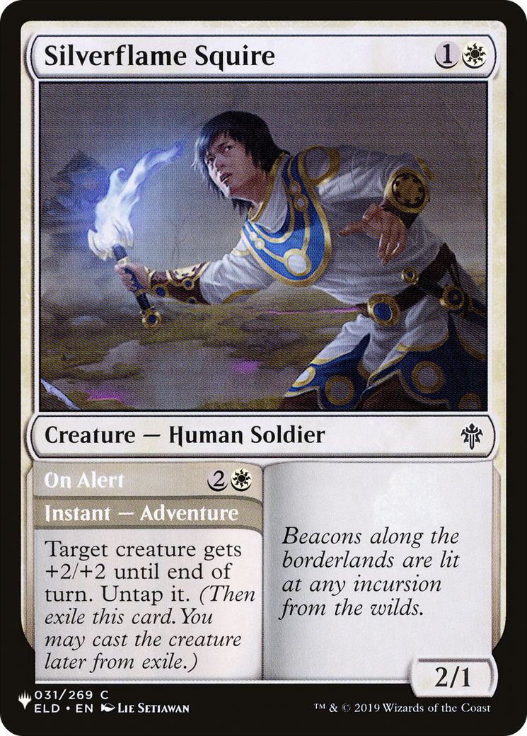 Silverflame Squire [The List] | Card Merchant Takapuna