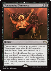 Suspended Sentence [Duskmourn: House of Horror Commander] | Card Merchant Takapuna