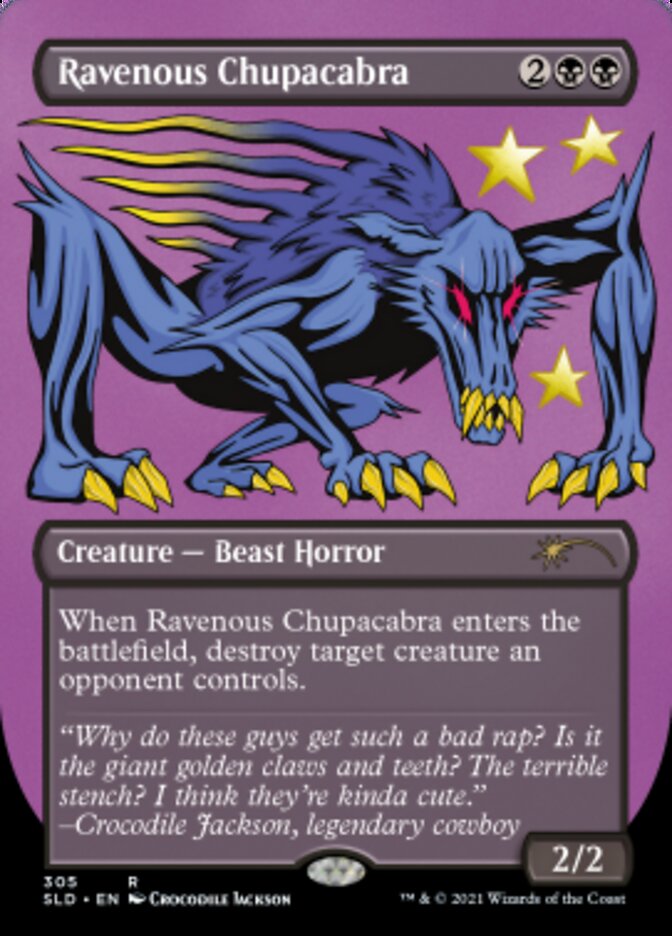 Ravenous Chupacabra (Borderless) (Foil Etched) [Secret Lair Drop Series] | Card Merchant Takapuna