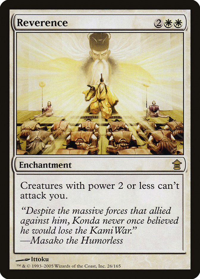 Reverence [Saviors of Kamigawa] | Card Merchant Takapuna