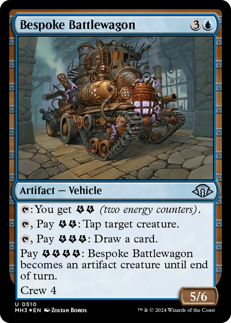 Bespoke Battlewagon (Ripple Foil) [Modern Horizons 3] | Card Merchant Takapuna