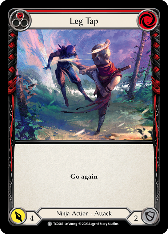 Leg Tap (Red) [TCC087] (Round the Table: TCC x LSS) | Card Merchant Takapuna