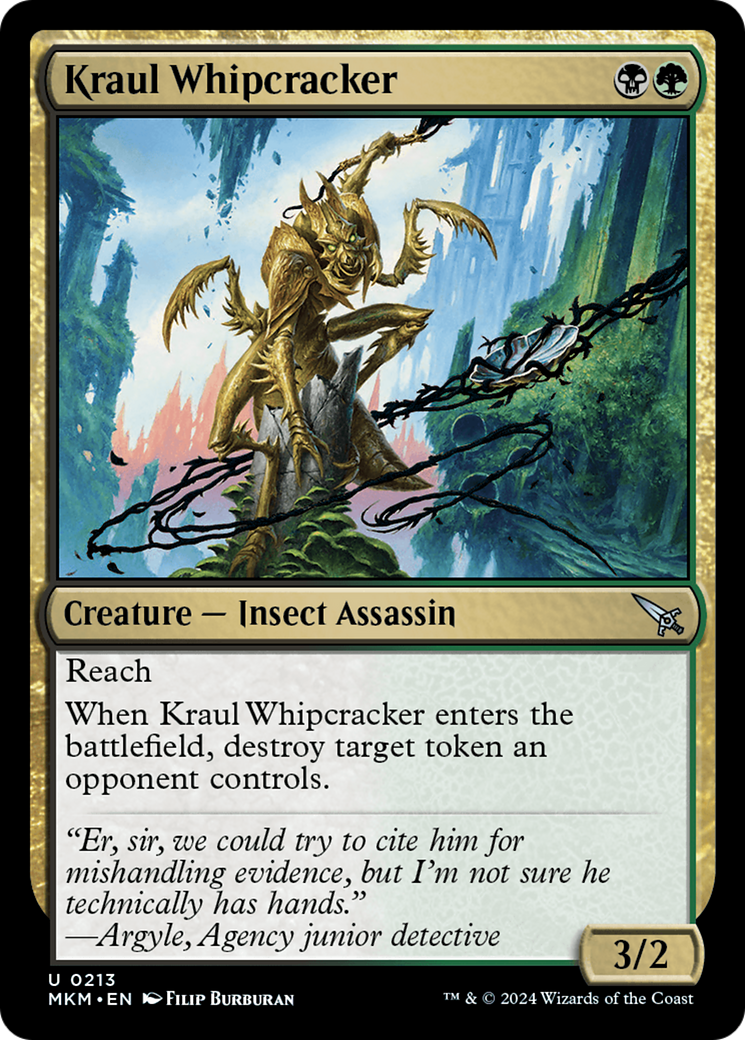 Kraul Whipcracker (Black) [Murders at Karlov Manor] | Card Merchant Takapuna