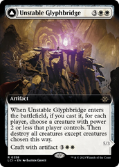 Unstable Glyphbridge // Sandswirl Wanderglyph (Extended Art) [The Lost Caverns of Ixalan] | Card Merchant Takapuna