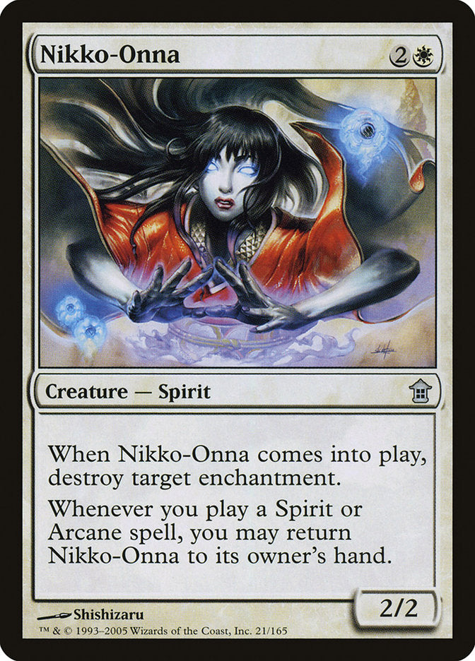 Nikko-Onna [Saviors of Kamigawa] | Card Merchant Takapuna