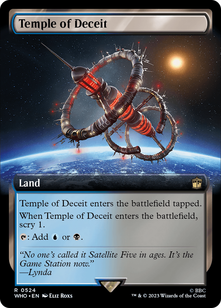 Temple of Deceit (Extended Art) [Doctor Who] | Card Merchant Takapuna