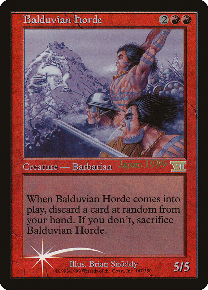 Balduvian Horde (Worlds) [World Championship Promos] | Card Merchant Takapuna