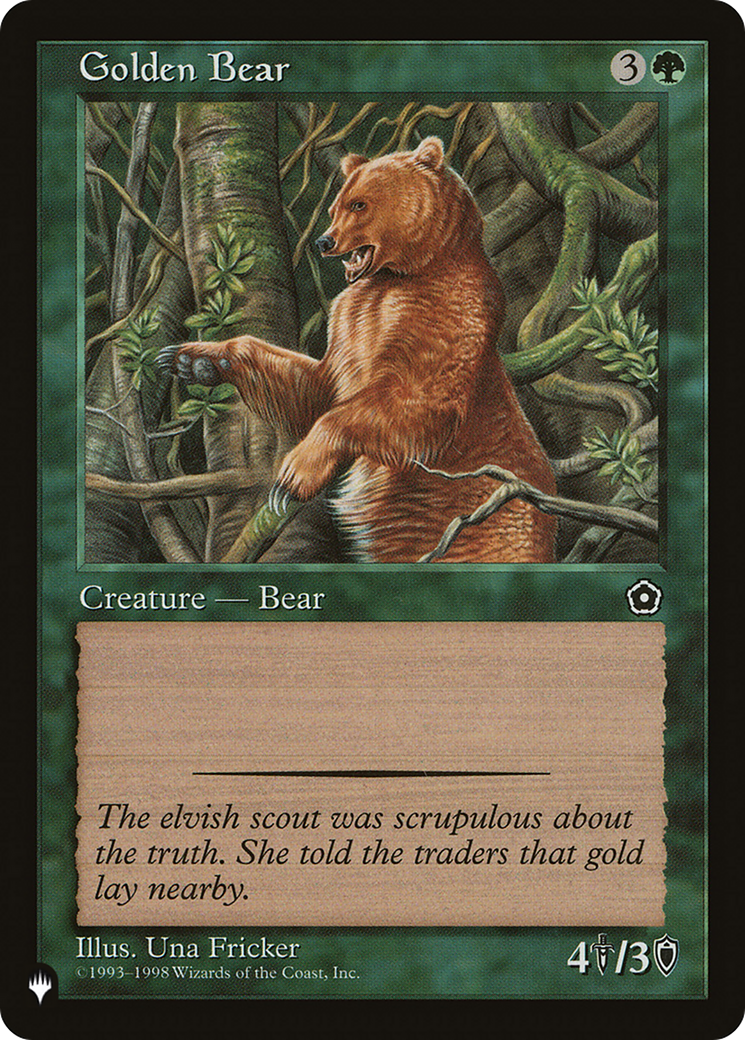 Golden Bear [The List Reprints] | Card Merchant Takapuna