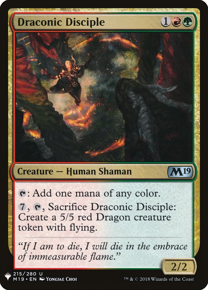 Draconic Disciple [Mystery Booster] | Card Merchant Takapuna