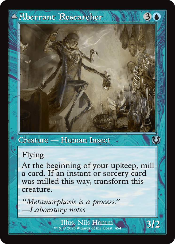 Aberrant Researcher // Perfected Form (Retro Frame) [Innistrad Remastered] | Card Merchant Takapuna