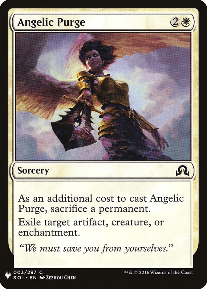 Angelic Purge [Mystery Booster] | Card Merchant Takapuna