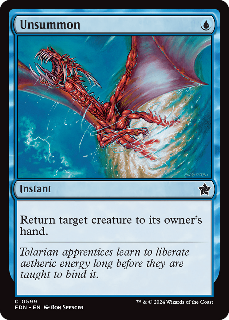 Unsummon [Foundations] | Card Merchant Takapuna