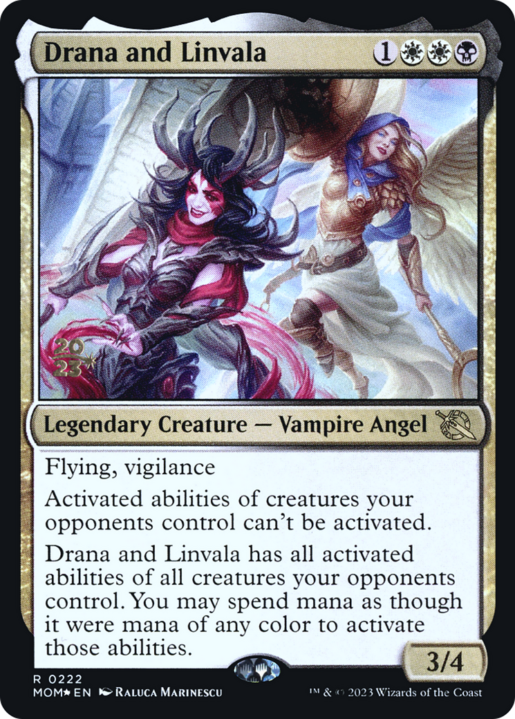 Drana and Linvala [March of the Machine Prerelease Promos] | Card Merchant Takapuna