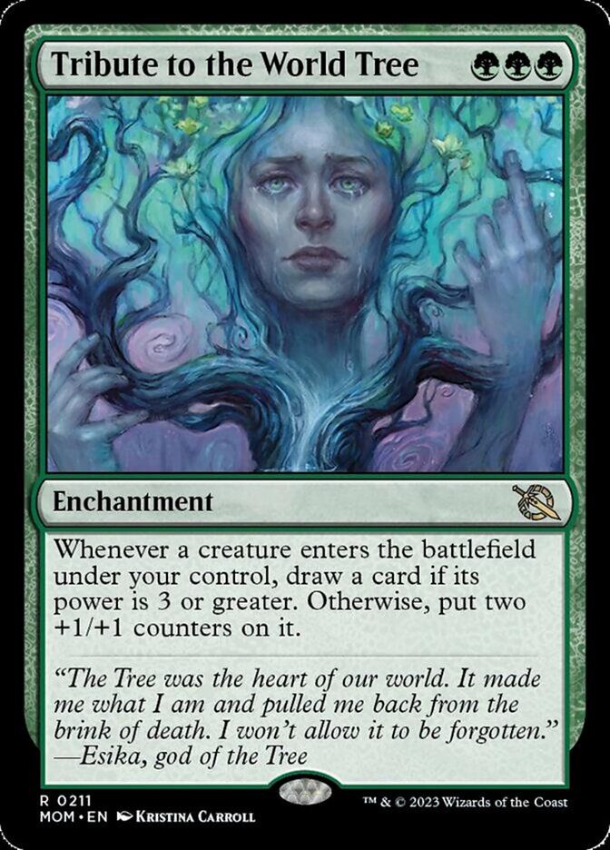 Tribute to the World Tree [March of the Machine] | Card Merchant Takapuna