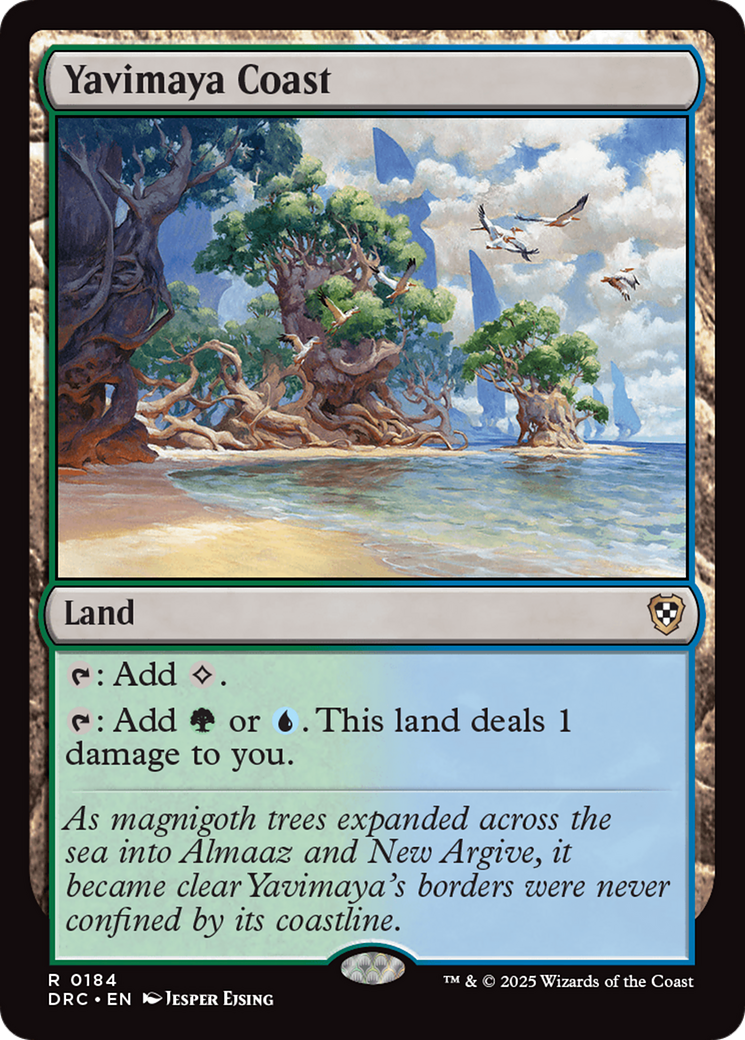 Yavimaya Coast [Aetherdrift Commander] | Card Merchant Takapuna