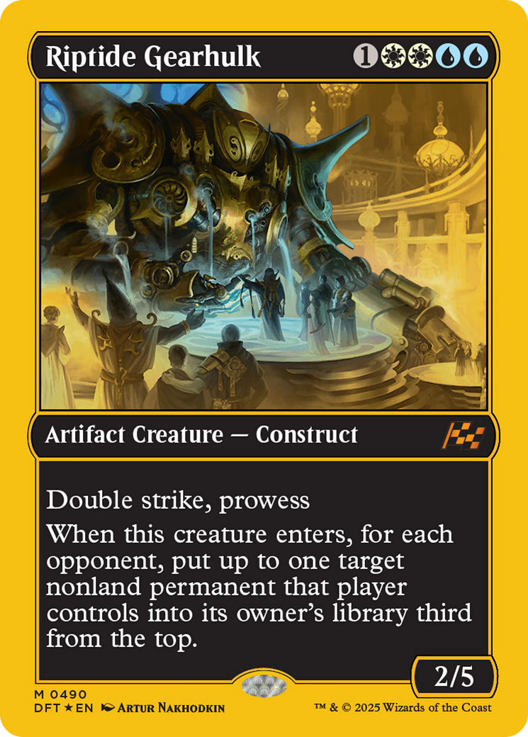 Riptide Gearhulk (First-Place Foil) [Aetherdrift] | Card Merchant Takapuna