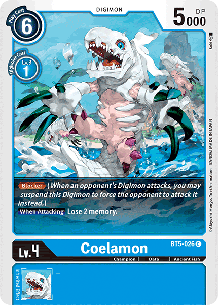 Coelamon [BT5-026] [Battle of Omni] | Card Merchant Takapuna