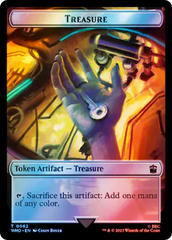 Copy // Treasure (0062) Double-Sided Token (Surge Foil) [Doctor Who Tokens] | Card Merchant Takapuna