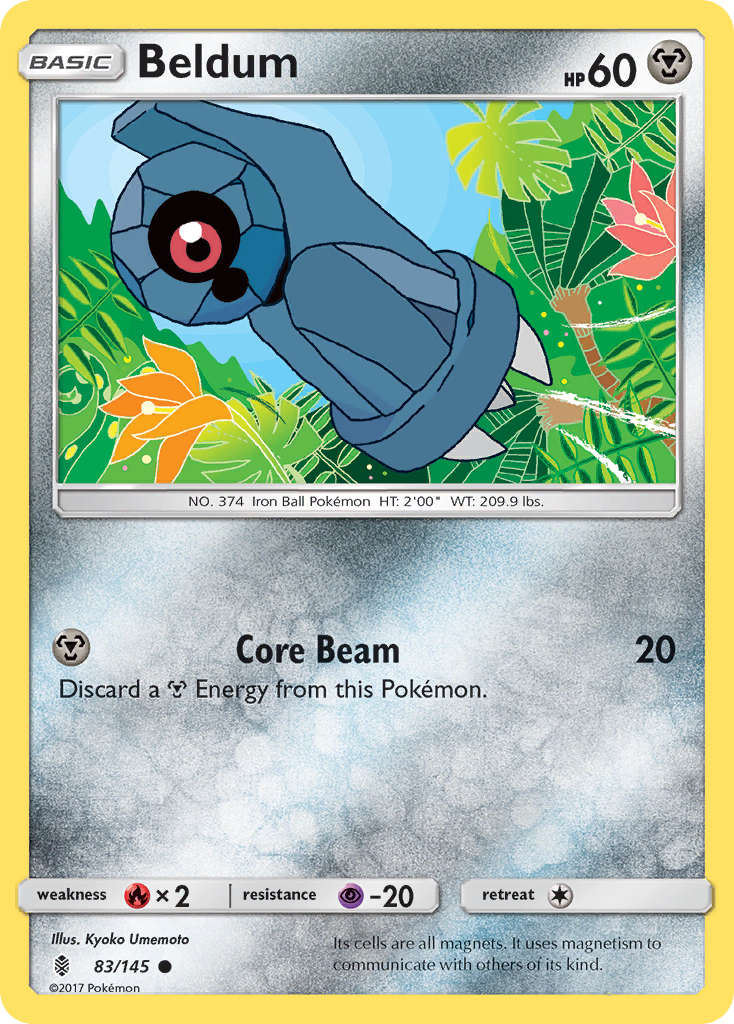 Beldum (83/145) [Sun & Moon: Guardians Rising] | Card Merchant Takapuna