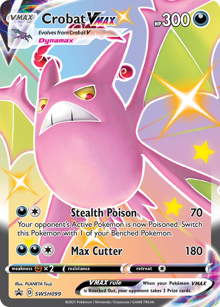 Crobat VMAX (SWSH099) [Sword & Shield: Black Star Promos] | Card Merchant Takapuna