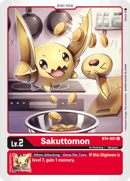 Sakuttomon [BT4-001] [Great Legend] | Card Merchant Takapuna