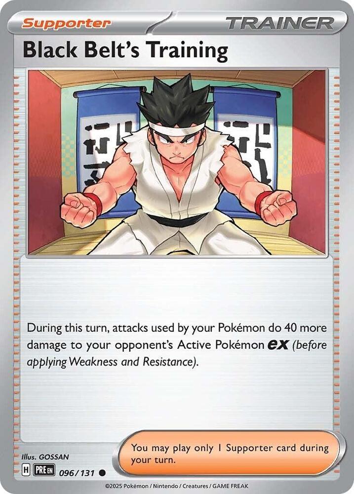 Black Belt's Training (096/131) [Scarlet & Violet: Prismatic Evolutions] | Card Merchant Takapuna