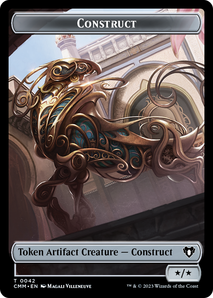 Construct Token (42) [Commander Masters Tokens] | Card Merchant Takapuna