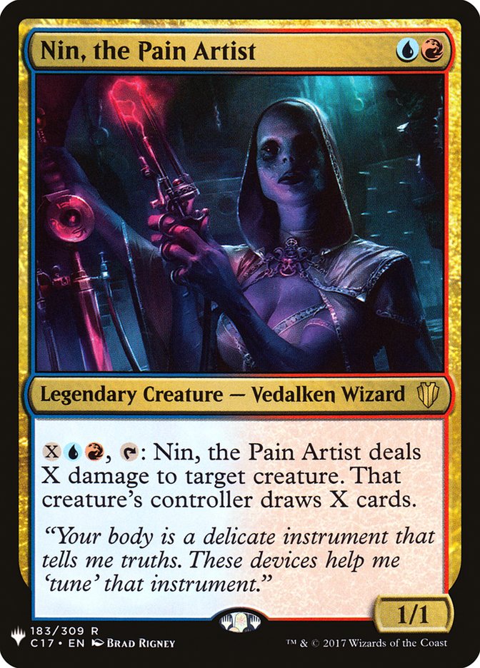 Nin, the Pain Artist [The List] | Card Merchant Takapuna