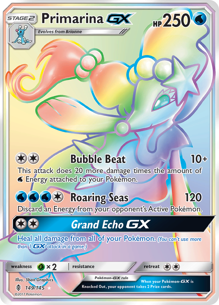 Primarina GX (149/145) [Sun & Moon: Guardians Rising] | Card Merchant Takapuna