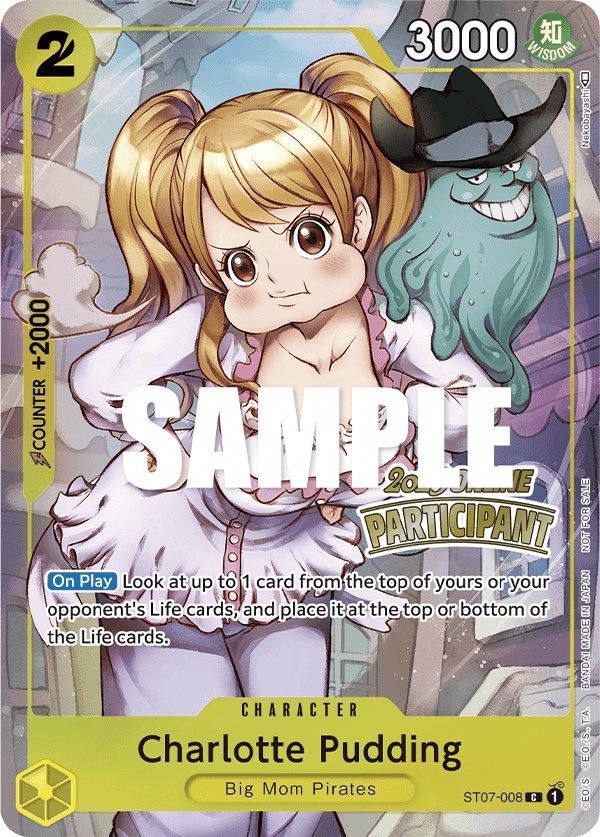 Charlotte Pudding (Online Regional 2023) [Participant] [One Piece Promotion Cards] | Card Merchant Takapuna