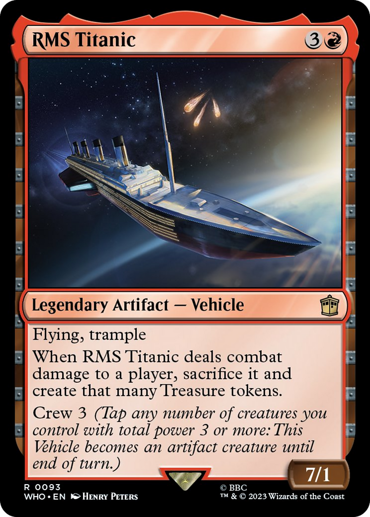 RMS Titanic [Doctor Who] | Card Merchant Takapuna