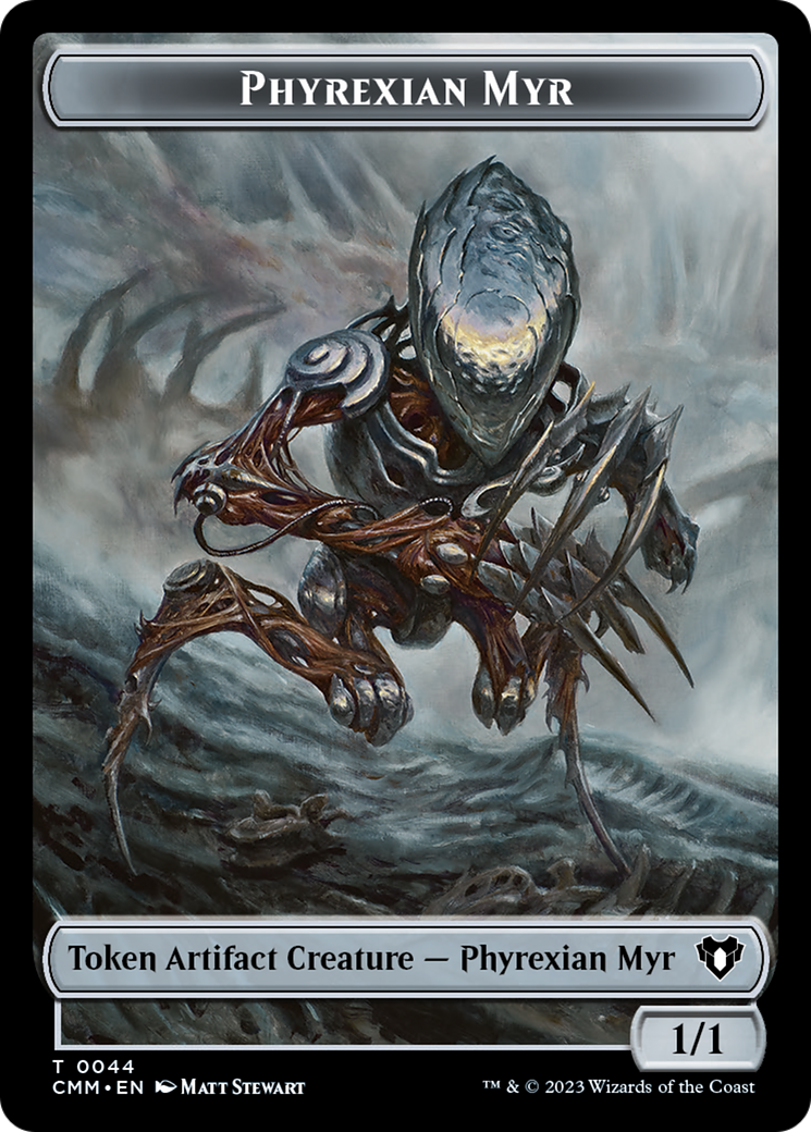 Phyrexian Myr Token [Commander Masters Tokens] | Card Merchant Takapuna