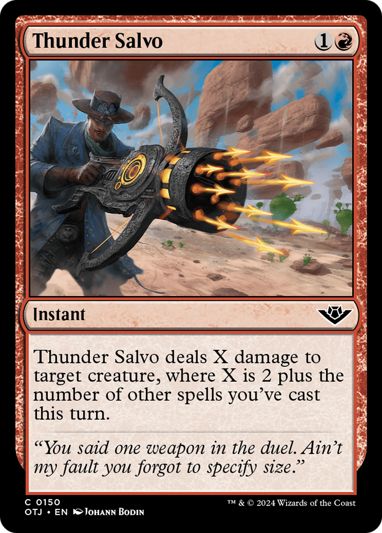 Thunder Salvo [Outlaws of Thunder Junction] | Card Merchant Takapuna