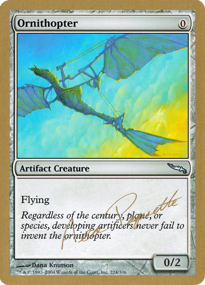 Ornithopter (Aeo Paquette) [World Championship Decks 2004] | Card Merchant Takapuna