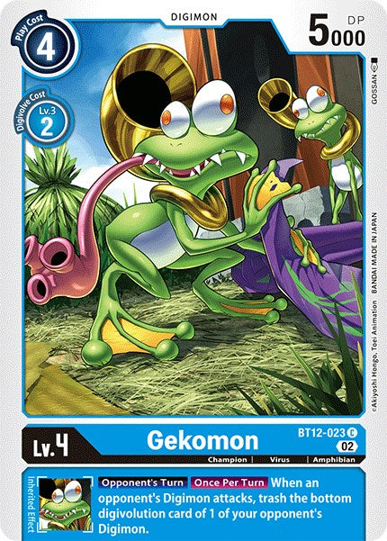 Gekomon [BT12-023] [Across Time] | Card Merchant Takapuna