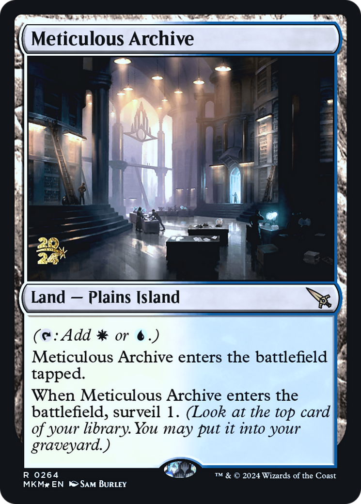 Meticulous Archive [Murders at Karlov Manor Prerelease Promos] | Card Merchant Takapuna